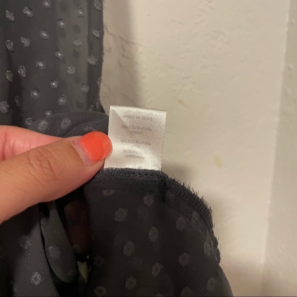 Daniel Rainn Women's Gray Polka Dot Shirt Size Medium - Picture 8 of 8